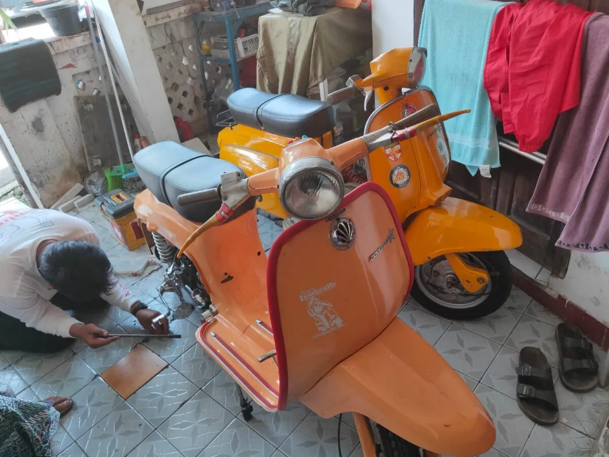Vespa Restorasi yang Menghidupkan Jiwa Cilacap